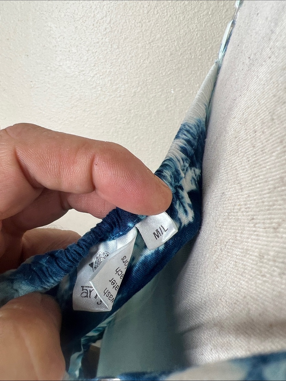 Blue Tie-Dye Spaghetti Strap Maxi Dress - Picture 7 of 7